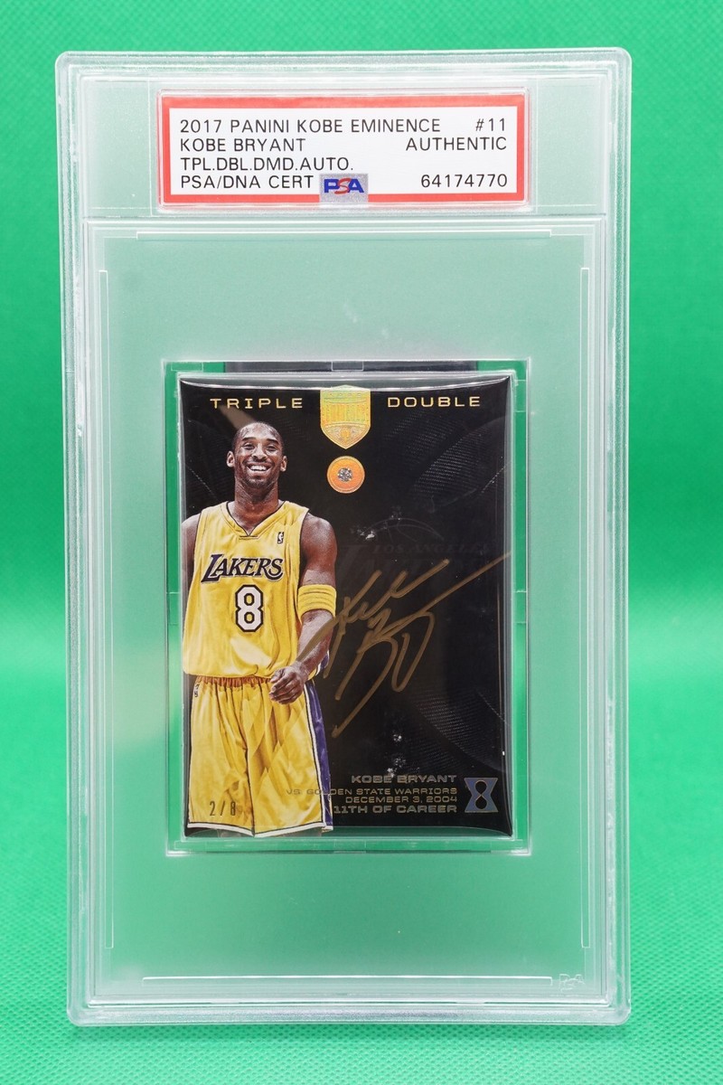 2017-18 Eminence Kobe Bryant Triple Double Diamond Auto PSA #11 SP