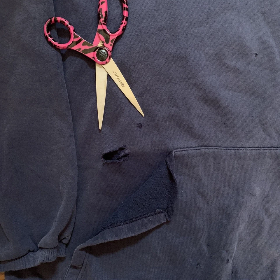 De Colección Adidas Gradiente Desvanecimiento del Sol Distressed Sudadera EE. UU. Sudadera Pullover Grunge XL Foto 3 de 4