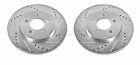 Disc Brake Rotor Set-Extreme Performance Drilled and Slotted Brake Rotor Rear