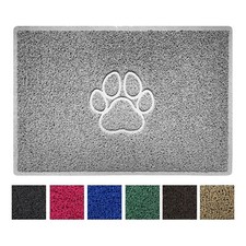 PAW Embossed Shape Doormat Dirt-Trapper Washable Barrier Indoor/Outdoor Use