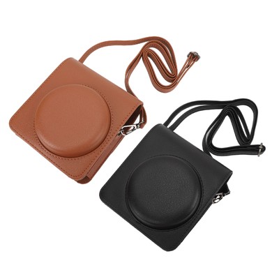 Instant Camera Case With Strap For Mini 99 Retro PU Leather Protective Stora KBY