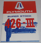New Listing1964 Plymouth Super Stock 426-Iii Factory Original Owners Manual Dated 8-63
