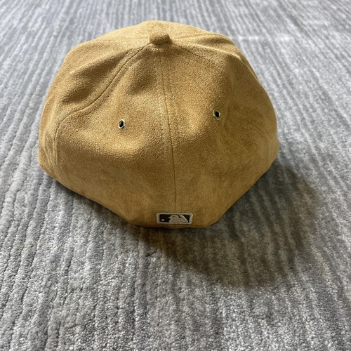 New York Yankees Hat Cap New Era 59FIFTY Fitted Wheat Suede Pack Size 7 1/4 - Picture 4 of 8