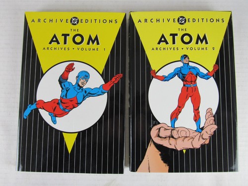 DC Archives Editions: The Atom Vol 1 & 2 (2001, DC) NM Hardcover GR258
