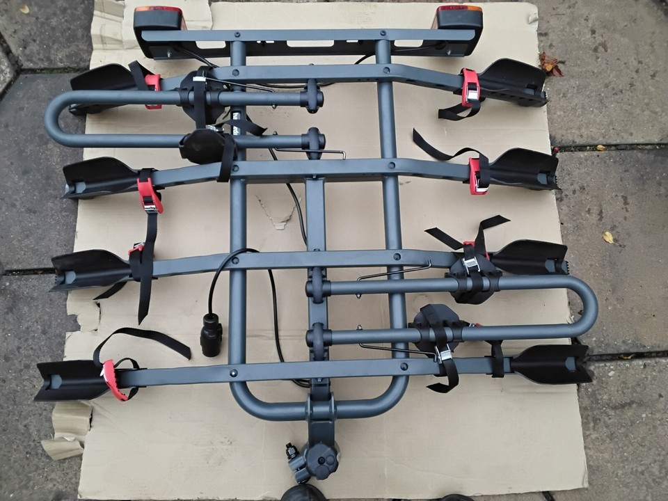 Halfords 4 Bike Towbar Mounted Bike Rack Cycle Carrier NEW RRP £220