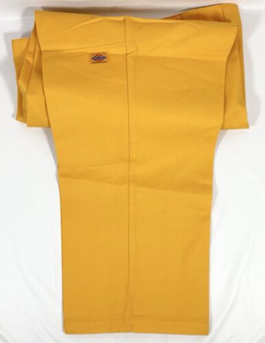 Pantaloni da lavoro vintage Y2K Dickies Nascar senape doppio ginocchio larghi gamba 46x32 NUOVI - Foto 12 di 24