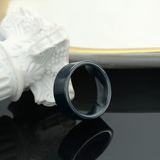 8mm Men Rings Stainless Steel/Ceramic Wedding Band Ring Polish/Matte