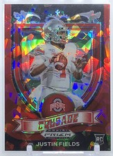 💥JUSTIN FIELDS ROOKIE 2021💥PANINI PRIZM RED CRACKED ICE CRUSADE DRAFT PICKS🔥