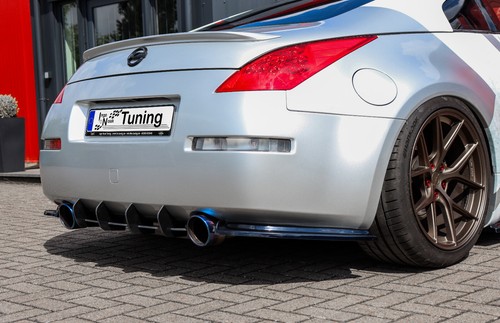 Parte trasera fresada con aletas de ABS para Nissan 350Z Coupe+Roadster - Imagen 1 de 6
