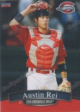 2016 Greenville Drive Austin Rei RC Rookie Red Sox