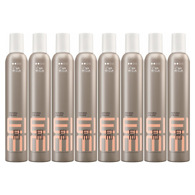WELLA EIMI NATURAL VOLUME Styling Mousse Volumenschaum Schaumfestiger 8x 500 ml