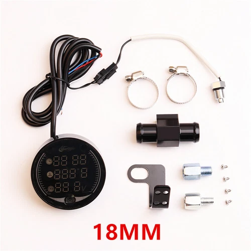 18mm Motorcycle Water Temp Gauge Water Temperature Sensor Adapter USB Charging - Picture 17 of 24