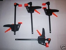 4pc 7-1/2" QUICK RATCHETING BAR CLAMP/SPREADERS 4" JAW