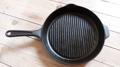 Vintage Copco Denmark Gusseisenpfanne, Cast Iron Grill Pan