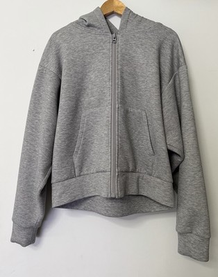 Recto Hoodie Full Zip Up Grey K-pop K-drama Cha Eun Woo Korean Celebrity Clothes