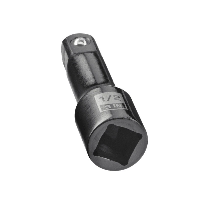 1/2 Inch Drive Impact Extension Bar Set 3 6 8 Inch High Strength CrV Steel New - Image 3 of 4