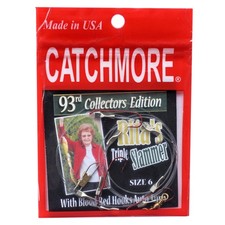 Catchmore Rita's Triple Slammer Perch Rig, Size 6, SIX PACKS, USA Made #PRRTS6BR
