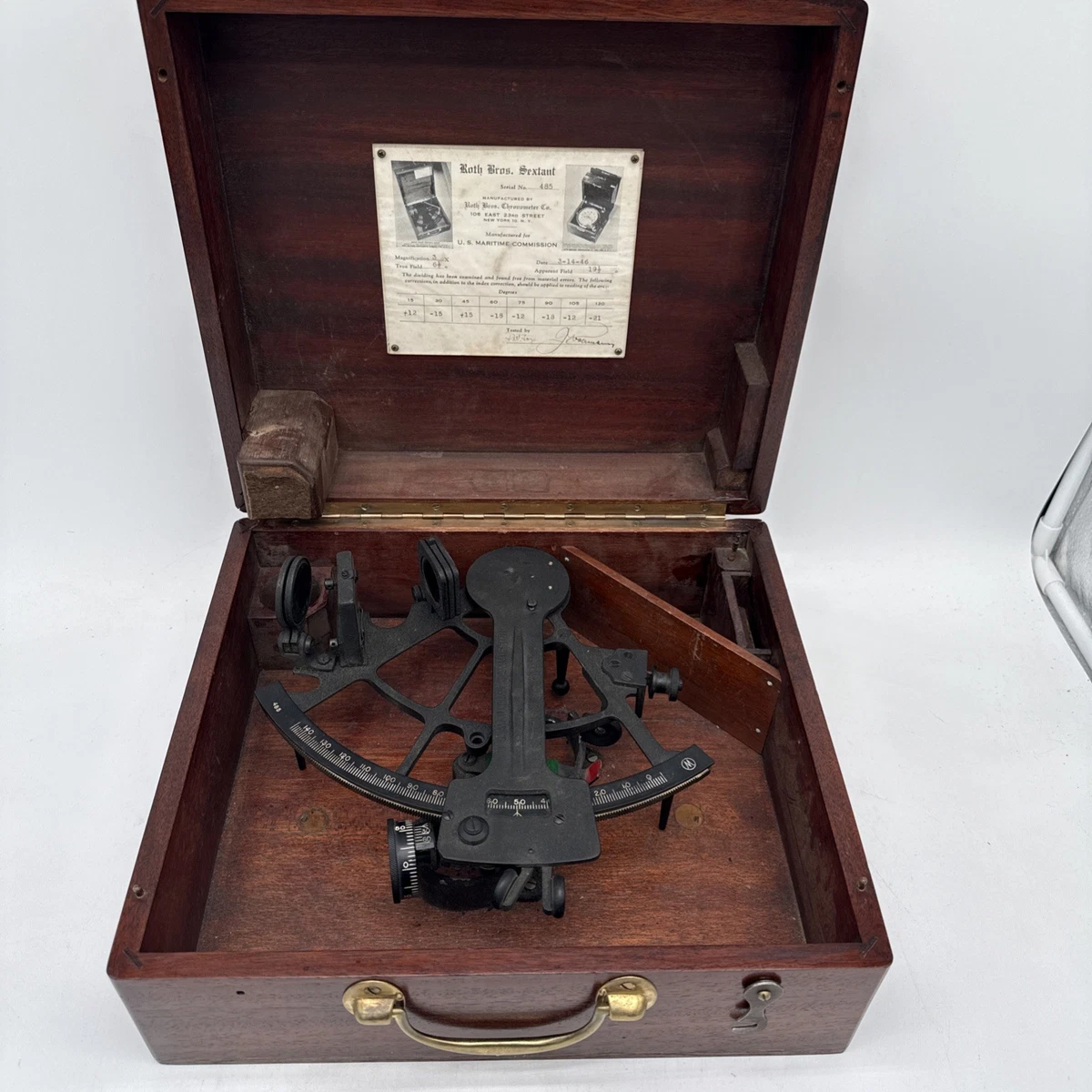 Antique Original Antique Maritime Navigational Instruments for