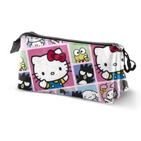 Karactermania Sanrio Hello Kitty Panels-Dreifach FedermäPpchen, Mehrfarbig, 23 X
