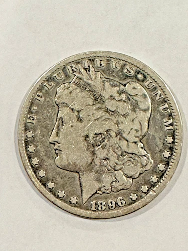 1896 O Morgan Silver Dollar $1 Circulated Business Strike 0.9 Capsule included