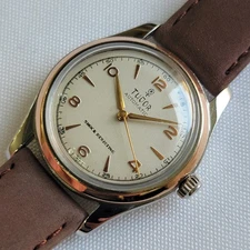 Tudor Ref 951 Rose Gold Bezel 34mm Mens 1950s Vintage Bumper Automatic RA645