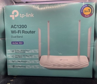  TP-Link Archer 54 AC1200 Ethernet Wireless Router - White