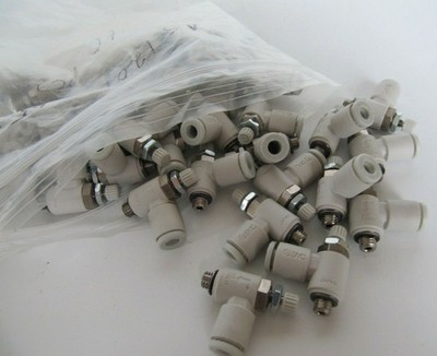 (NEW) SMC Pneumatic Flow Control Fittings (ASA01) AS1202F-M5-04 *pz