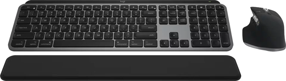 Logitech - Combo de teclas MX para Mac teclado de tijera inalámbrico de tamaño completo -