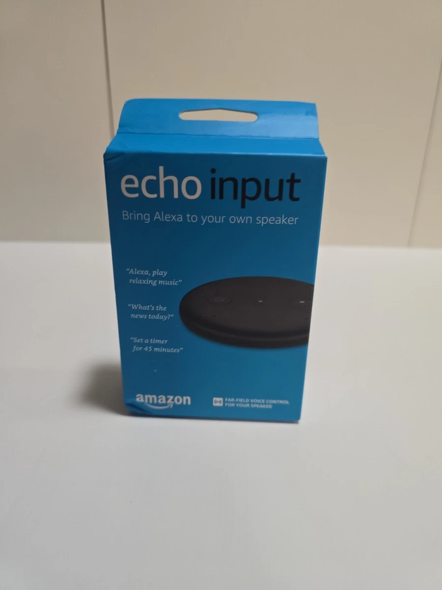 希少 廃盤 新品 未使用Amazon echo input ブラック　アレクサ Amazon Echo Input Alexa Smart Speakers for sale | eBay