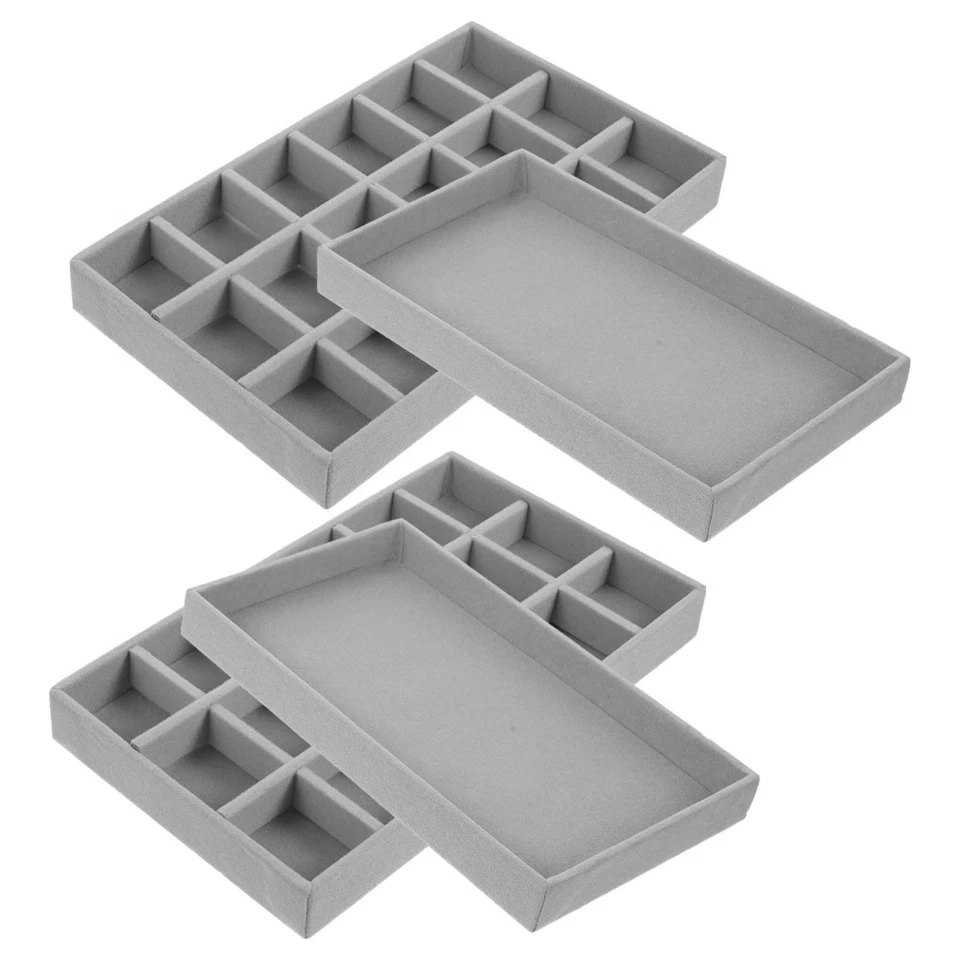 2 Pcs Schmucktablett Schmuckherstellung Brett Perlensortiertablett - Bild 3 von 4