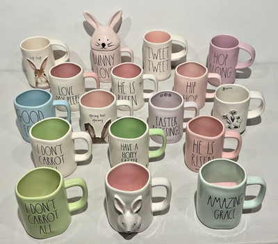 #ad RAE DUNN EASTER COFFEE MUG COLLECTION quot;YOU PICK ONEquot; NEW $22.50