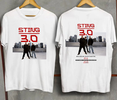 The Sting 3.0 Tour May 2025 Date In Red Rocks T Shirt White AlT-Shirt