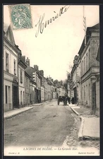 CPA Lacroix de Bléré, La Grande Rue 