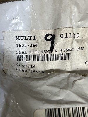 1602-344 R/b 2402-612 Arctic Cat Seal NEW OEM