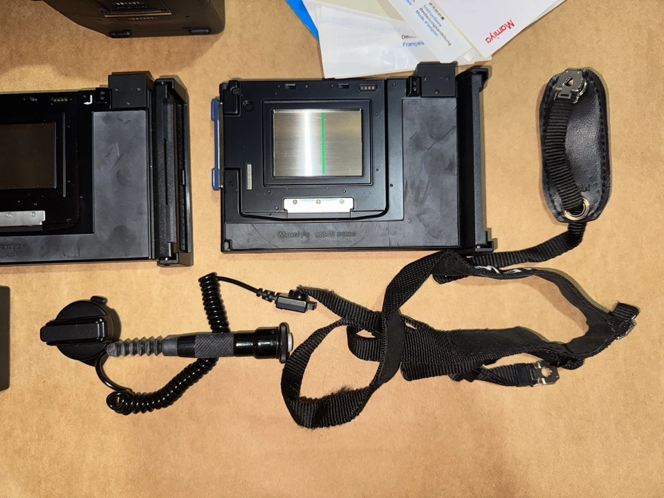 Mamiya 645 Pro TL Formato Medio con Kit de Lente 80 mm, 55 mm, 150 mm Power Drive Foto 3 de 4