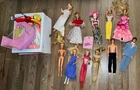 Vintage 80’s Barbie lot With 10 Mattel Dolls. Many Vintage Accessories