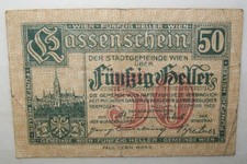 N°161V BANKNOTE OSTERREICH GUTSCHEIN 1920