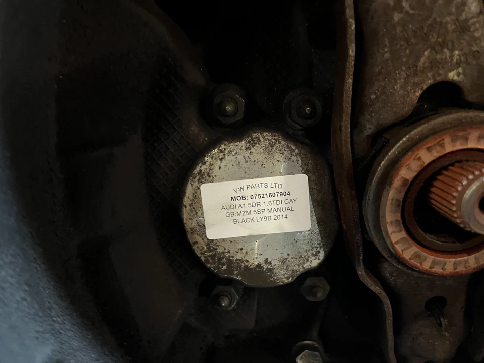 AUDI A1 VW POLO SEAT IBIZA SKODA MZM GEARBOX 5SP MANUAL 1.6TDI CAY 2008-2012 - Image 2 of 4