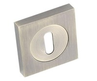Kuchinox Kurzschild Quadratisch BB Buntbart TüRbeschlag Rosette