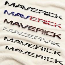 Tailgate Insert Letter Badge Emblem Adhesive 2022-2025 For Maverick Accessories