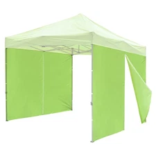 Instahibit 1080D 120g Privacy Sidewall Zipper UV30+ Fits 10x10fr Canopy 2 Pieces