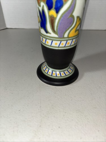1920’s Metz Royal Zuid Holland Gouda Vase 3190 7.5” - Picture 6 of 9