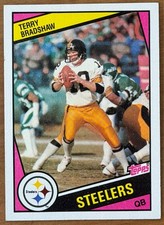ungraded Terry Bradshaw #162 1984 Topps footbll card