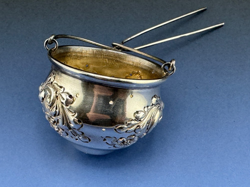 Antique Sterling Silver Tea Ball Julius C. Walk 30 Grams or .964 troy ounces