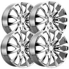 Set Of 4 Replica Td18 20x9 6x5.5 28mm Chrome Wheels Rims 20 Inch