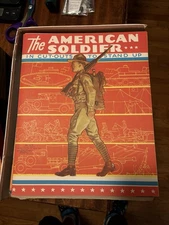 Saalfield Publishing Co. 1937 The American Soldier Cut-outs To Stand Up, Read De