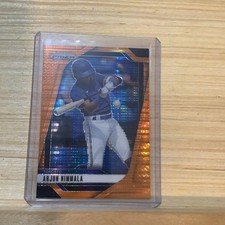 2025 Panini Prizm Orange Pulsar Arjun Nimmala /399 RC Toronto Blue Jays A-39