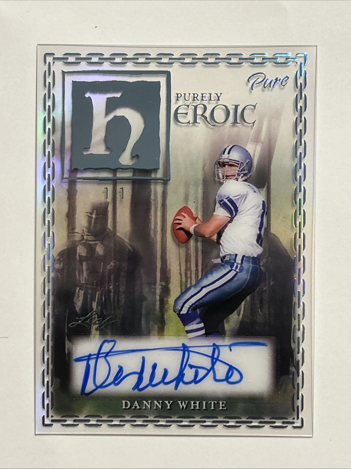 2025 Leaf Eclectic Signature Series Danny White Purely Heroic Auto 1/1