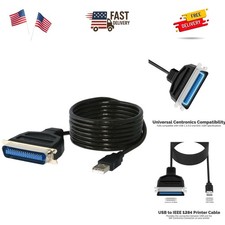 USB to Parallel IEEE 1284 Printer Cable Adapter