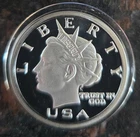 2004 Silver 1 oz NORFED Liberty $20 Proof-Like - Variant 11